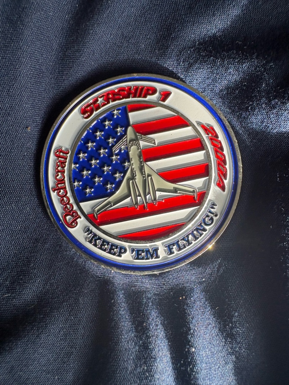 Beechcraft Starship 1 AQRD Aerospace Challenge Coin USA Original